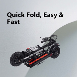Scooter Plegable de 200 kg de Carga, Motor de 1000w, Asiento Extraíble, Luz Grande, Alcance de 60 km, Ideal para Viajes y Desplazamientos, Bicicleta Eléctrica Jyop-fk Jyop- - Product Image 4