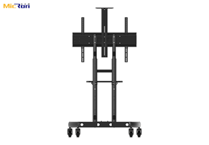 360 chariot de télévision solide en acier laminé à froid AVA1800 mobile à distance pour téléviseurs 55 60 65 70 75 80 85 pouces - Product Image 2