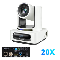 Cámara PTZ para Conferencias en Oferta, NDI 20x 4K USB3.0 POE, Grado Profesional, Seguimiento por IA, Sistema de Audio para Conferencias con el Mejor Precio