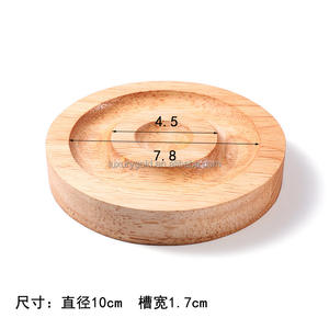 Petit présentoir à bijoux rond et carré en bois Vente en gros Présentoir à bijoux Vente au détail Présentoir à bijoux et bracelets Pour boutique Magasin de détail - Product Image 6