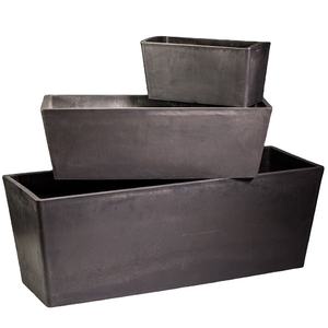 Pot <span class=keywords><strong>de</strong></span> fleurs en plastique avec soucoupe, 26 cm, 50 cm, 70 cm, pour <span class=keywords><strong>jardin</strong></span> - Product Image 5