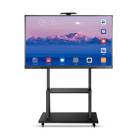 Pantalla Táctil Interactiva de 55 Pulgadas 4K, Panel LCD LED Plano, Pizarra Electrónica Digital, Pizarra Inteligente para Educación Escolar
