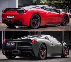 ชุดแต่ง Misha Style ครึ่งคาร์บอนไฟเบอร์สำหรับ Ferrari 458 Boyd พร้อมฝากระโปรงหน้าและสเกิร์ตข้าง - Product Image 6
