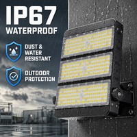 Projecteur LED haute puissance efficace 300W 360W pour terrains de sport, entrepôts, parkings et éclairage extérieur routier