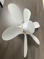 Kit d'éclairage LED universel pour ventilateur de plafond avec base E27, 30W, avec télécommande, adaptateur d'ampoule à 6 pales pour hôtel, villa, salon