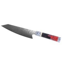 Ensemble de couteaux de cuisine en acier inoxydable à motif Damas, certifié CE, écologique et populaire de la marque Keensun, avec des lames durables
