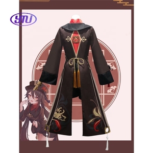 Ensemble Genshined Impact <span class=keywords><strong>Hutao</strong></span> Costume Uniforme Shorts Chapeau Chaussette Anneau Bracelet Boucle D'oreille Anime Jeu Halloween Costumes hu tao cosplay - Product Image 4