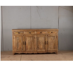 Elegant Solid Wood <b>Sideboard</b> <b>Storage</b> Cabinet with Modern Style for Dining Room Living Room Hotel Apartment Furniture Export - Product Image 1