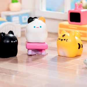 Sáng Tạo Dễ Thương Mèo Con Búp Bê Nhựa Cho Micro Cảnh Tự Làm <span class=keywords><strong>Mini</strong></span> Mù Túi Phụ Kiện Cho Giáng Sinh Cho Máy Tính Để Bàn Xe Đồ Trang Trí Nghệ Thuật - Product Image 3