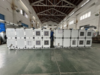 Système de chauffage et de refroidissement HVAC électrique à haute efficacité, déshumidification industrielle par roue de gel de silice déshydratant 4,5 kg/h