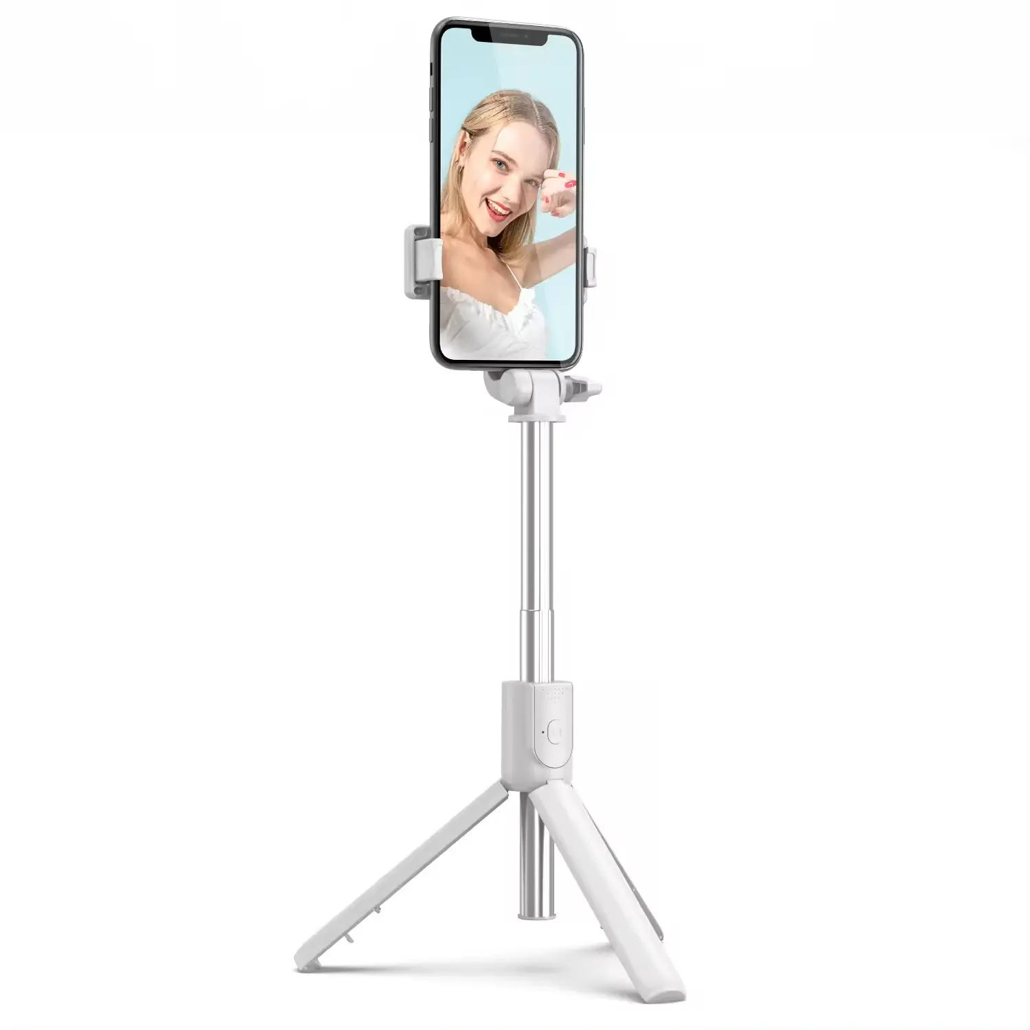 Bastone per Selfie senza fili 3 in 1 monopiede portatile allungabile Mini treppiede con otturatore a distanza per il telefono cellulare