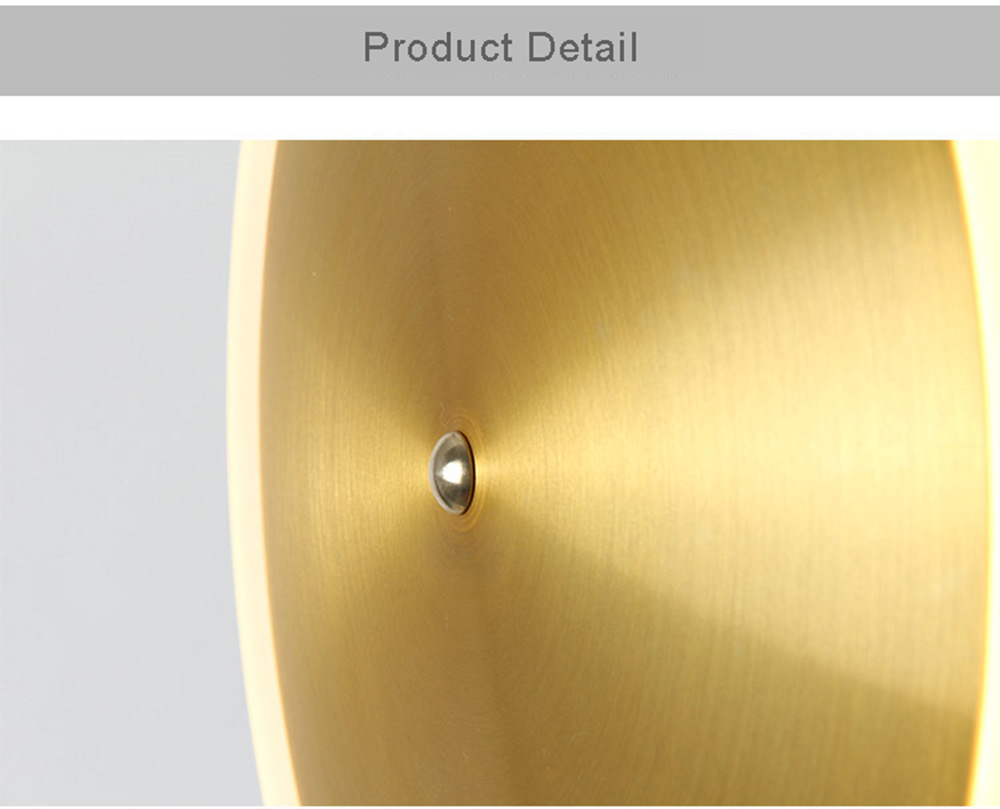 Luxury Round Led Chandelier Rose Gold Hanging Lamp For Bedroom Kitchen