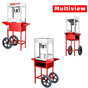 Nouvelle <span class=keywords><strong>machine</strong></span> à <span class=keywords><strong>pop</strong></span>-<span class=keywords><strong>corn</strong></span> électrique professionnelle sur chariot à roues, haute productivité pour événements, fêtes de rue, cinéma (220V/110V) - Product Image 2