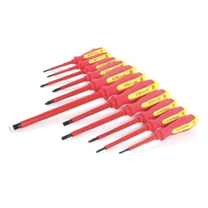 Jeu de tournevis isolés à poignée souple de 11 pièces avec embouts <span class=keywords><strong>Phillips</strong></span>/Torx/plate, 25 cm, qualité industrielle et bricolage - Product Image 5