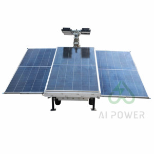 9M 10KVA di động xe tải di động gắn ngoài trời DIESEL Đèn pha ánh sáng tháp với đèn LED cho giá Máy phát điện - Product Image 6