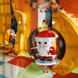 Juguetes Navideños, Rey Granzort Mágico, Mensajero de Energía Luminosa, Juego de Bloques de Construcción, Juguete Educativo de Plástico para Niños, Modelo de Construcción - Product Image 1