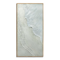 Art original sur toile, art mural texturé 3D moderne surdimensionné, paysage marin abstrait, peinture à l'huile faite à la main, luxe pour salon