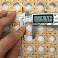 Grande maille hexagonale en rotin naturel indonésien, véritable filet de rotin à motif œil-de-bœuf, matériau de tissage octogonal