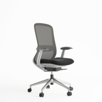Chaise de bureau de direction Bifma de haute qualité avec design de levage de luxe siège réglable Style maille métal aluminium ergonomique et moderne