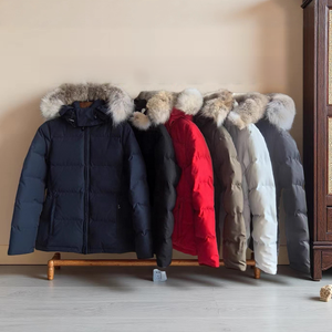 <span class=keywords><strong>Veste</strong></span> d'hiver en duvet d'oie style canadien, vente en gros, parka d'extérieur pour hommes et femmes, manteau matelassé à capuche - Product Image 4