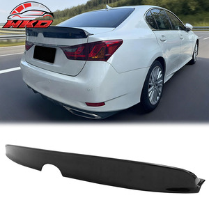 Convient pour Lexus GS300 2013-2020, becquet de coffre style bec de canard, noir brillant - Product Image 1