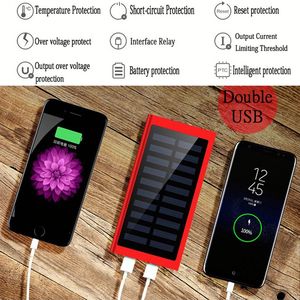 Ultra Thin Solar Power Bank 20000mah 10000mah USB Solar Panel for Phones USB Portable Charger - Product Image 3