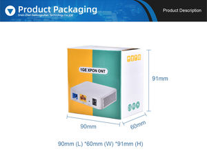 Adaptateur <span class=keywords><strong>fibre</strong></span> optique OEM économique à port unique 12V 0.5A SC UPC 1GE EPON/GPON FTTH ONU BT-G113 78x76x23mm - Product Image 4