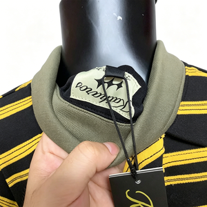 Camiseta con Patrón de Letras Personalizado, Camiseta Polo Moderna para Hombre con Bordado y Manga Corta - Product Image 3