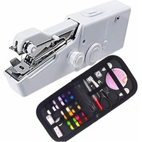 Mini machine à coudre portable, couture rapide et pratique, travaux d'aiguille, mini machine à coudre manuelle DIY, machine à coudre manuelle pour tailleur