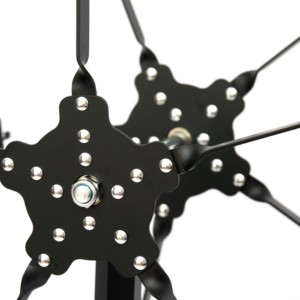 Cible <span class=keywords><strong>de</strong></span> pratique <span class=keywords><strong>de</strong></span> chasse à Double grande roue personnalisable 22lr, cible <span class=keywords><strong>de</strong></span> tir en métal à granulés - Product Image 4