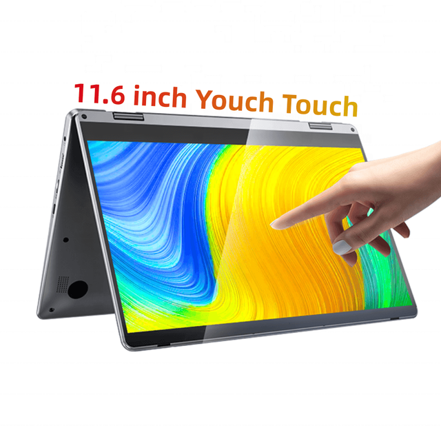 Oem logo 11.6 Inch Yoga Touch Screen Minibook 2 in 1 Tablet Intel Celeron N4020 School Student Portable Pocket Mini Laptop
