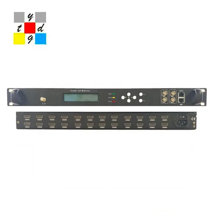 Input DVB-T Setiap Saluran Mpeg4 DVB-C Penajam Encoder Modulator