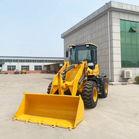 Mini Wheel Loader Front-End Harga Terjangkau 1 Ton 1.5 Ton 2.5 Ton 3 Ton CE Gudang Indoor 4x4 Loader