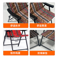 Chaise de salle à manger tressée OEM Foshan Calla avec coussin, chaises pliantes portables pour usage extérieur