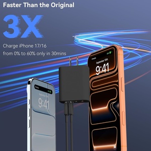 Adaptateur USB avec logo personnalisé, chargeur rapide pour téléphone portable, chargeur mural rapide pour iPhone, prise EU/US, charge rapide en voyage - Product Image 4