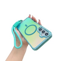 Étui magnétique en TPU effet caméléon Bright Shadow pour S25 FE/S26 A55 A06 – Coque de protection intégrale ultra-fine pour téléphone portable