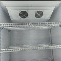 Réfrigérateur commercial pour boissons 550L, vitrine réfrigérée pour bières, congélateur commercial à porte vitrée, réfrigérateur de présentation pour magasin