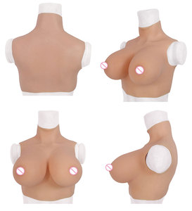 Boob chéo tủ quần áo ngực boobies cho nam giới núm vú vú Silicone hình thức cho mặc quần áo chéo shemale chuyển giới - Product Image 1