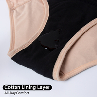 Culottes Menstruelles LYNMISS Taille Haute Anti-Fuites pour Femmes et Adolescentes, Sous-Vêtements de Règle Anti-Fuite