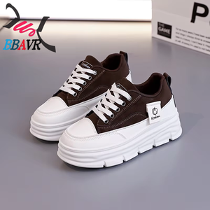 Mocasines de Invierno para Mujer, con Plataforma, Transpirables, Resistentes al Desgaste, Versátiles, Estilo Juvenil - Product Image 1