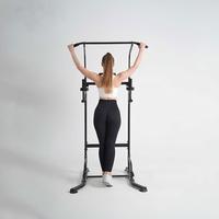 Tour de musculation multifonction avec station DIP et barre de traction pour entraînement de force à domicile