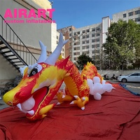 Prix d'usine Dragon gonflable géant, Boules animales Dragons chinois gonflables pour décoration extérieure