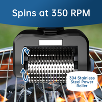 Alpicool F06 Brosse de nettoyage électrique sans fil rechargeable pour barbecue en ABS, avec protection contre les surtensions et la surchauffe, vente en gros
