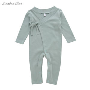 Bayi Laki-laki Romper Katun Lengan Panjang Pakaian Bayi 0-24 Bulan Bayi Baru Lahir Jumpsuit Pakaian Anak - Product Image 3