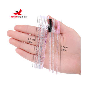 Lot de 100 micro-brosses applicatrices HQ Mixte à prix réduit, pour le nettoyage des extensions de cils et des lèvres, avec embout en cristal - Product Image 3