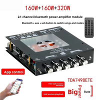 Module amplificateur de puissance numérique LD-2.1PRO à canaux, carte de contrôle de tonalité gauche-droite pour audio domestique, amplificateur de puissance direct usine