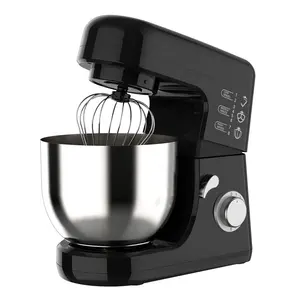 काले रंग डिजाइन 600W बिजली रसोई उपकरणों 4.7L खड़े मिक्सर केक सेंकना के लिए मिक्सर