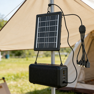 Hot Sale 3W 6W Portable Solar Power Bank Fast Charging Mini IP65 Rating Solar Panels for Garden Emergency <b>Lighting</b> System - Product Image 5