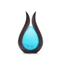 Luxe Portable Électrique Écologique En Plastique Ultrasons Huile Essentielle Aroma Diffuseur LED Lumière Télécommande Décoration de La Maison
