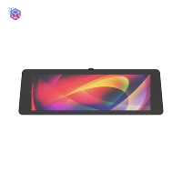 Écran double face pour véhicule Android de 37 pouces, services Google pris en charge, affichage d'informations à haute luminosité pour l'extérieur